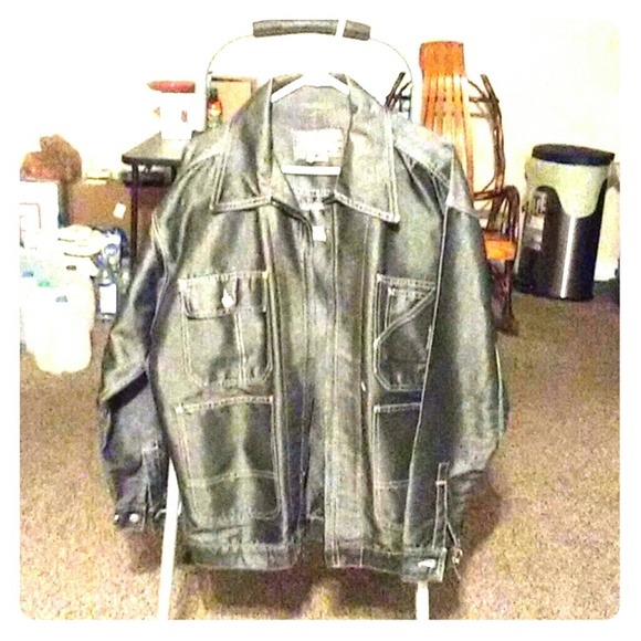 Silver jean jacket - Picture 1 of 1